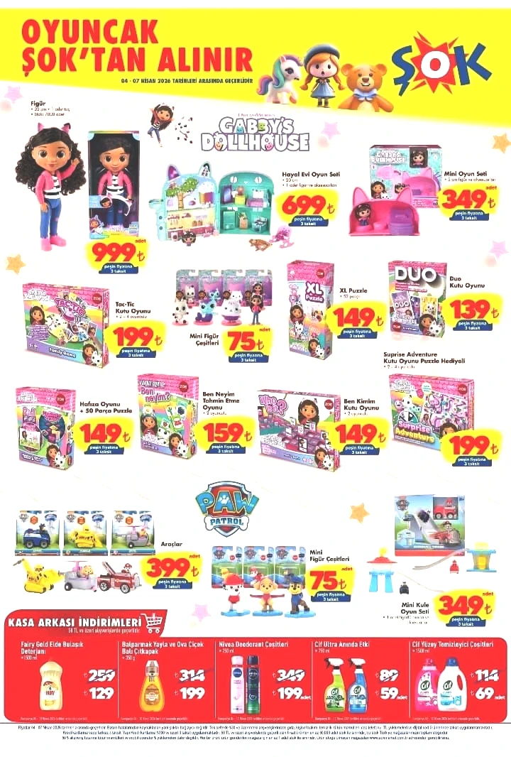 ŞOK’tan çocuklara bahar hediyesi: En sevilen oyuncaklar 4 Nisan’da ŞOK mağazalarında! - Sayfa 1