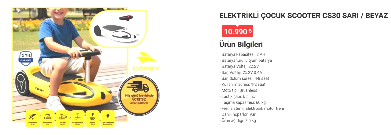 Çocukların yeni gözdesi: BİM’de bugün Corby Elektrikli Scooter Fırtınası esiyor! - Sayfa 5