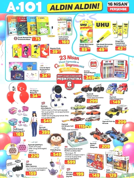 A101 ALDIN ALDIN AFİŞİ BU HAFTA 16 NİSAN 2026 || A101 aktüel kataloğu Perşembe indirimleri neler, hangi ürünler var Yeni A101 broşürü ile drone, akülü araba, scooter, ışıklı paten, kamp sandalyesi, piyano geliyor...
