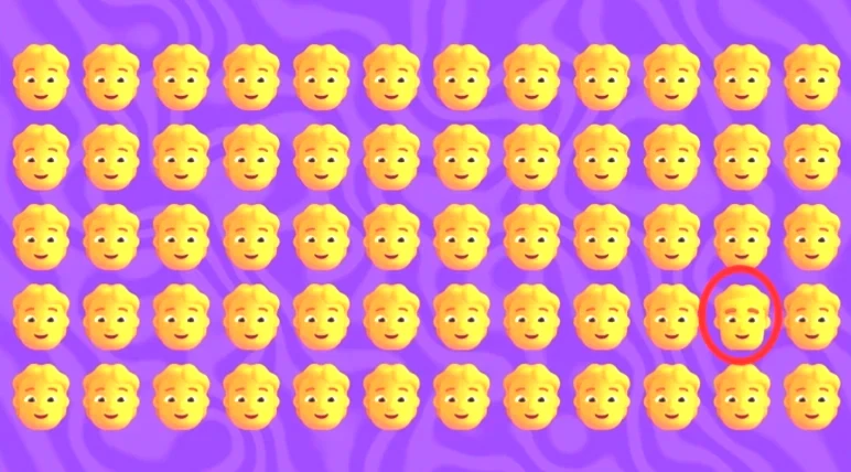 Gerçek dahiler anında bulabilir! Resimdeki farklı adam yüzünü 6 saniyede bulmak için 130 IQ gerekiyor - Resim : 5